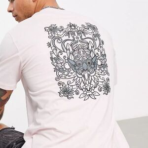 True Religion Tee-Shirt With Back Print In Back XL  Pale Pink NWT IN PACKAGING